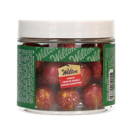 WILTON CHOCO CRUNCH PEARLS - GINGER CHRISTMAS (100 G)