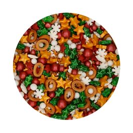 FUNCAKES 3D SPRINKLES - MISTLETOE KISSES (70 G)