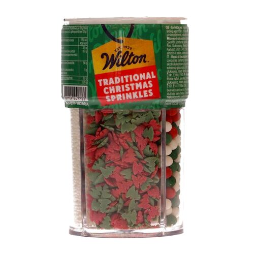 WILTON 4-IN-1 SPRINKLES - MIX TRADITIONAL CHRISTMAS