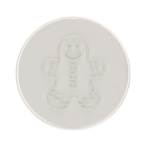 WILTON COOKIE CUTTER + STAMP - GINGERBREAD MAN