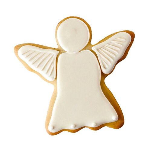 WILTON STAINLESS STEEL COOKIE CUTTER - ANGEL