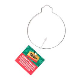WILTON STAINLESS STEEL COOKIE CUTTER - CHRISTMAS BAUBLE