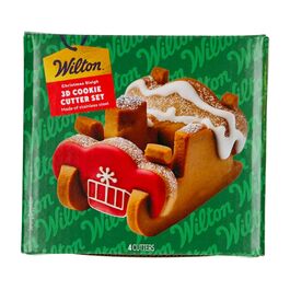 WILTON CUTTER SET - 3D CHRISTMAS SLEIGH
