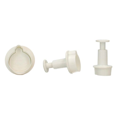 WILTON PLUNGER CUTTER SET - CHRISTMAS BAUBLES