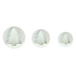 WILTON PLUNGER CUTTER SET - CHRISTMAS TREES