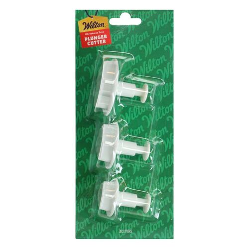 WILTON PLUNGER CUTTER SET - CHRISTMAS TREES