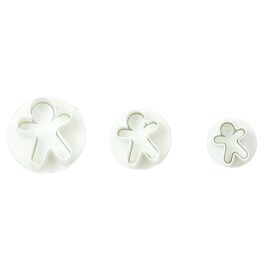 WILTON PLUNGER CUTTER SET - GINGERBREAD MEN