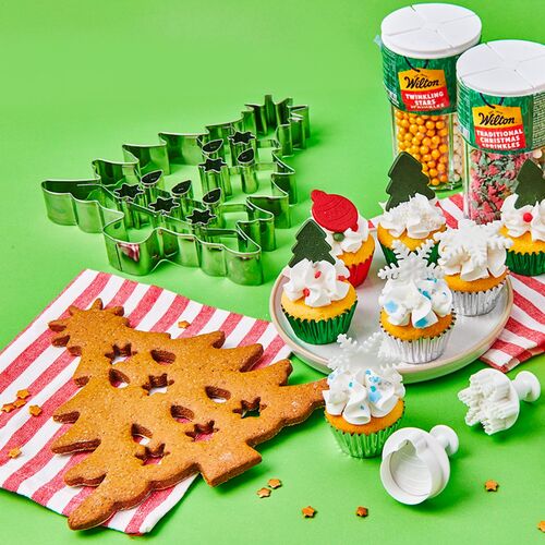 WILTON XXL STEEL COOKIE CUTTER - CHRISTMAS TREE