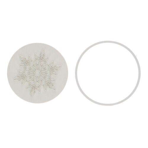WILTON COOKIE CUTTER + STAMP - SNOWFLAKE