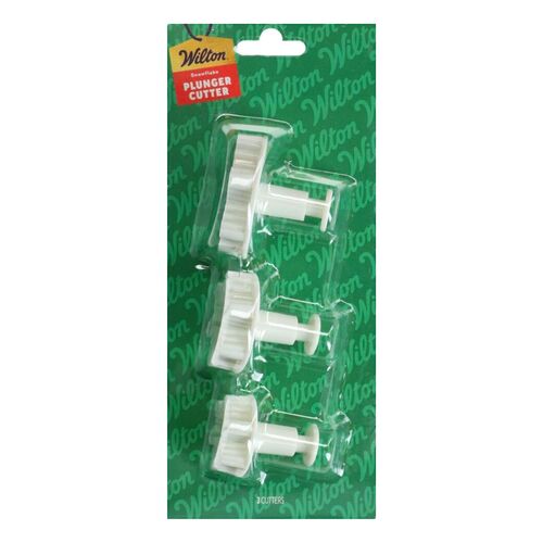 WILTON PLUNGER CUTTER SET - SNOWFLAKES