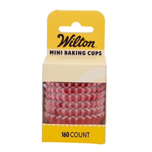 WILTON "FOIL" MINI CUPCAKE CAPSULES - METALLIC ROSE GOLD