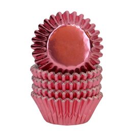 WILTON "FOIL" MINI CUPCAKE CAPSULES - METALLIC ROSE GOLD