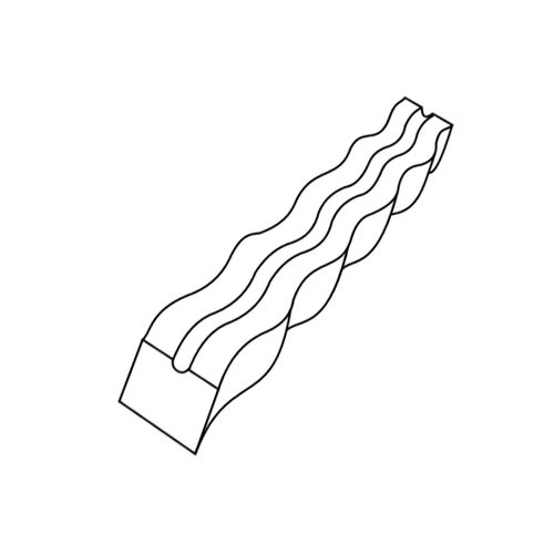 NOUGAT AND CHOCOLATE MOULD - SNOWFLAKE (25 X 3,5 CM)