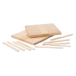 DECORA 100 WOODEN ICE CREAM STICKS - 9,3 CM