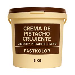 PASTKOLOR CREAM - CRUNCHY PISTACHO (12 %) 6 KG