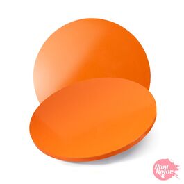 ROUND CAKE DRUM - ORANGE 35 CM Ø / 12 MM THICK