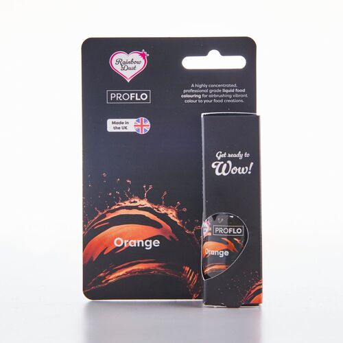RAINBOW DUST LIQUID DYE "FLO" - ORANGE 19 ML