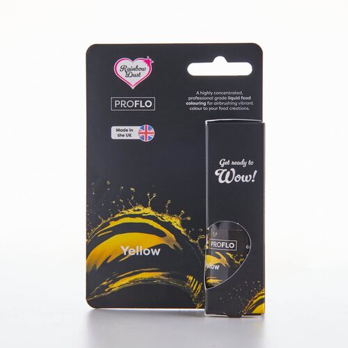 RAINBOW DUST LIQUID DYE "FLO" - YELLOW 19 ML
