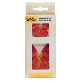 WILTON EDIBLE WAFER BUTTERFLIES - PINK OMBRE