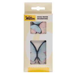 WILTON EDIBLE WAFER BUTTERFLIES - PASTEL COLOURS