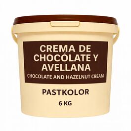 PASTKOLOR CREAM - CHOCOLATE & HAZELNUT 6 KG