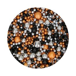 FUNCAKES SOFT SUGAR PEARLS - MIX "METALLIC LUXURY" (80 G)