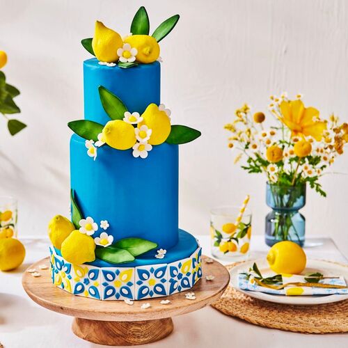 FUNCAKES FONDANT - BELLA BLUE 250 G