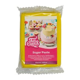 FUNCAKES FONDANT - ELECTRIC YELLOW 250 G
