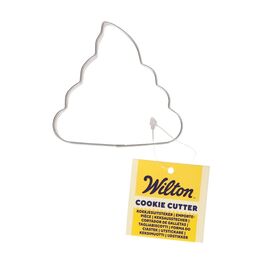 WILTON STAINLESS STEEL COOKIE CUTTER - POOP