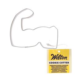 WILTON STAINLESS STEEL COOKIE CUTTER - MUSCLE