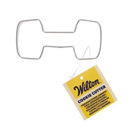 WILTON STAINLESS STEEL COOKIE CUTTER - GYM WEIGHT