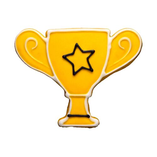 WILTON STAINLESS STEEL COOKIE CUTTER - TROPHY