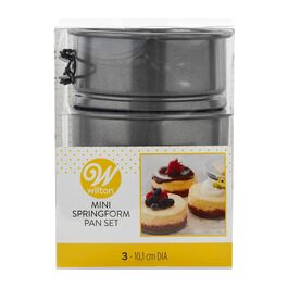 WILTON SET OF 3 MINI REMOVABLE METAL PANS