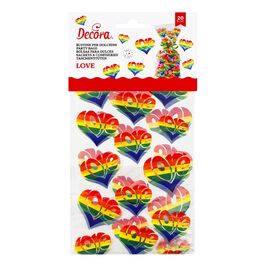 RAINBOW “LOVE” SWEET BAGS – DECORA (20 PCS)