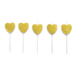 GOLDEN HEARTS CANDLES