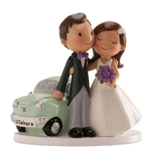 DEKORA CAKE FIGURE - JUST MARRIED CAR