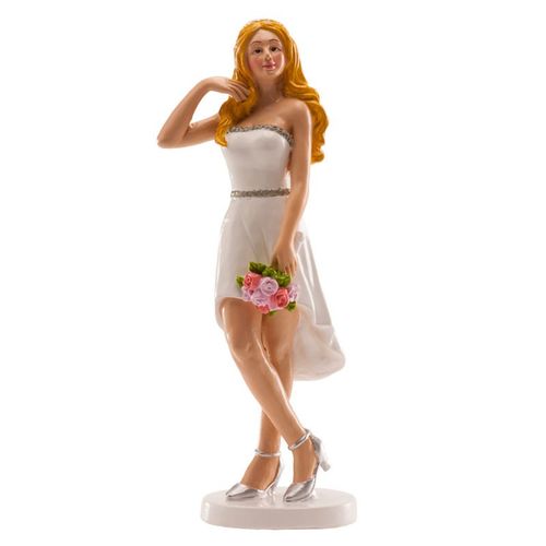 DEKORA CAKE FIGURE - WOMAN IN A SHORT DRESS