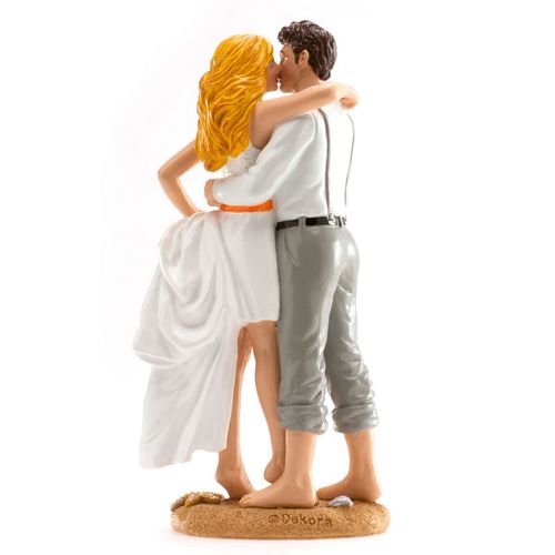 DEKORA CAKE FIGURE - COUPLE AT THE BEACH