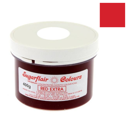 SUGARFLAIR PASTE DYE -  RED EXTRA 400 G